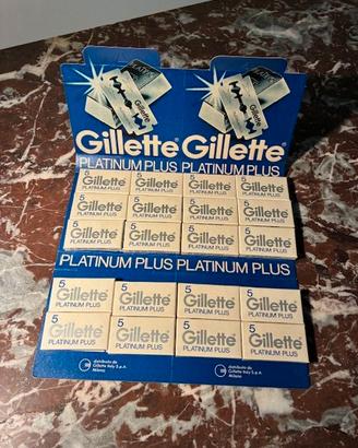 lame inossidabili platinum plus Gilette
