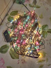 luci intermittenti Natalizie colorate 