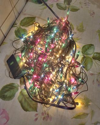 luci intermittenti Natalizie colorate 