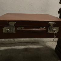 ANTICA VALIGETTA IN CUOIO - NECESSAIRE DA VIAGGIO