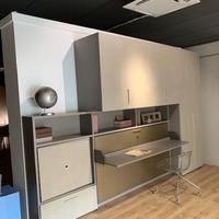 CAMERA CLEVER CON LETTO A SCOMPARSA E SCRIVANIA