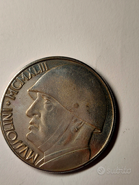 Moneta celebrativa Mussolini 20 lire