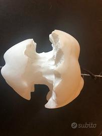 scultura alabastro  TORSOLO DI MELA