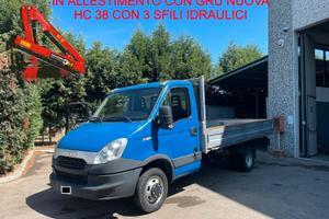 Iveco Daily 35 Cassone + Gru HC 38 NUOVA