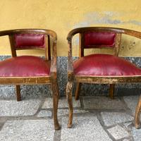 Coppia sedie vintage