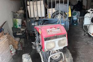 Motozappa con rimorchio