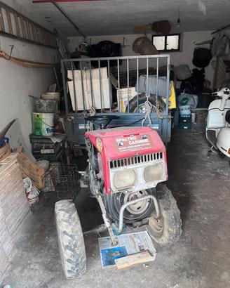 Motozappa con rimorchio