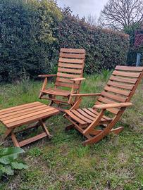 Sedie e Tavolo da esterni 