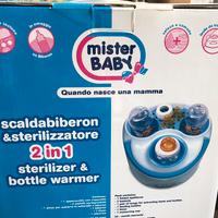 Sterilizzatore e scalda biberon Mister Baby