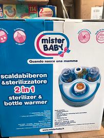 Sterilizzatore e scalda biberon Mister Baby