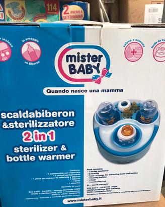Sterilizzatore e scalda biberon Mister Baby