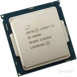 INTEL I5 6600K SOCKET LGA 1151 OLTRE 4.5 GHZ