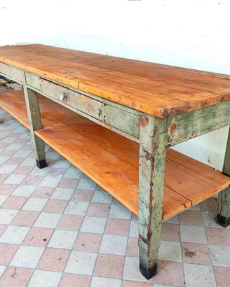 Bancone legno vintage