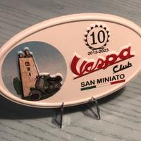 Placca Vespa Club San Miniato