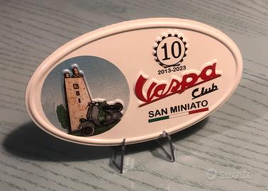 Placca Vespa Club San Miniato
