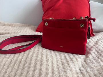 Borsa rossa in camoscio Parfois