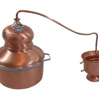 Alambicco da 23 litri in rame con serpentina