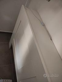 testata letto Ikea BRIMNES bianca