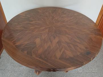 Tavolo in legno di masso di ulivo