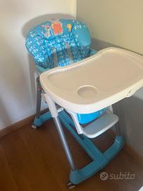 Seggiolone Peg Perego con ruote reclinabile
