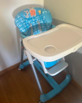 Seggiolone Peg Perego con ruote reclinabile