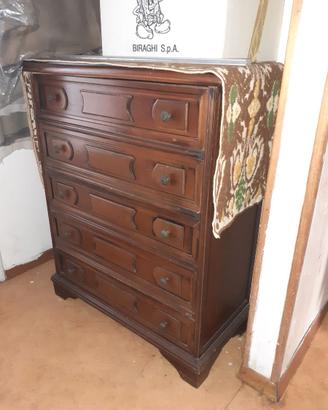 Cassettiera 5 cassetti