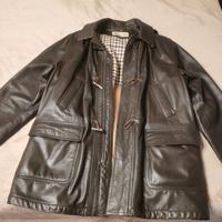 Aquascutum of London giaccone pelle uomo 52 XL