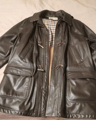 Aquascutum of London giaccone pelle uomo 52 XL