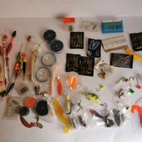 lotto pesca, 70 pezzi