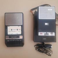 registratori vintage anni 70 Philips e Sharp