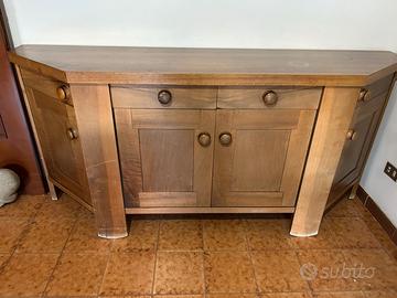 Credenza in noce design Silvio Coppola per Bernini