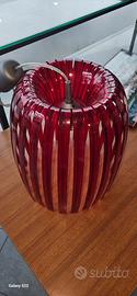 lampadario in plexiglass rosso 