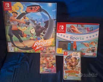 NINTENDO SWITCH + NINTENDO SWITCH SPORT + GIOCHI