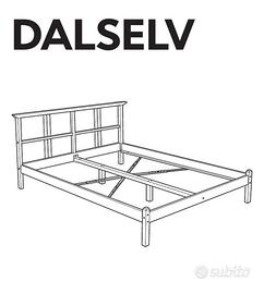 Ikea Dalselv Neiden struttura letto bed 160 x 200