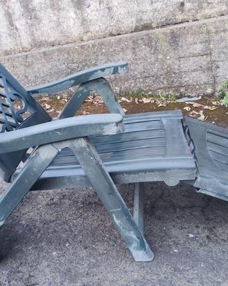 Sedia sdraio da giardino
