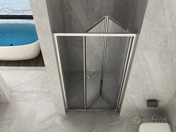 Box Doccia apertura pieghevole a Libro Soffietto