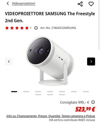 Videoproiettore samsung