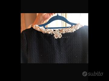 Maglia nera maniche corte