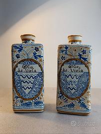 Bottiglie olio Viola in coppia