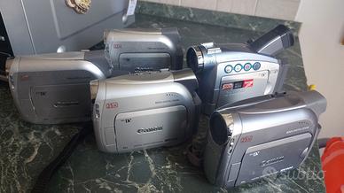 Lotto 5 videocamere CANON