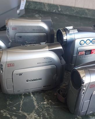 Lotto 5 videocamere CANON