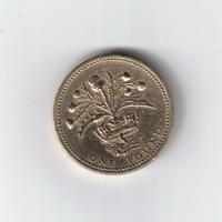 Moneta, RegnoUnito, 1 Strerlina, Elizabeth II, '84