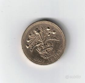 Moneta, RegnoUnito, 1 Strerlina, Elizabeth II, '84