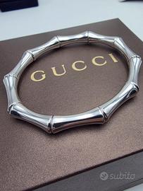 BRACCIALE GUCCI BAMBÙ ORO BIANCO