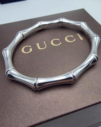 BRACCIALE GUCCI BAMBÙ ORO BIANCO