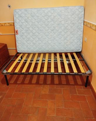 rete e materasso da una piazza e mezzo 