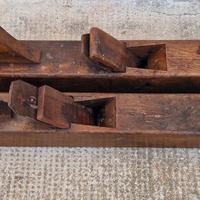 Vecchie grandi pialle da falegname