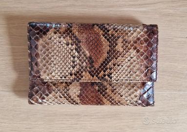 Portafoglio donna pitone