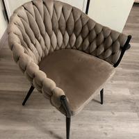 2 poltroncine grigio chiaro