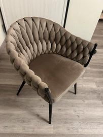 2 poltroncine grigio chiaro